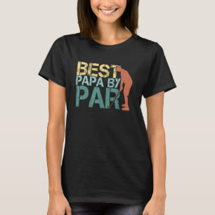 Bästa Pappa efter Fars dag Golf Grandpa 2 T Shirt