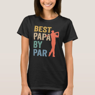 Bästa Pappa efter Fars dag Golf Grandpa 4 T Shirt