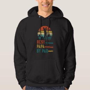 Bästa Pappa efter Fars dag Golf Pappa Golfer Hoodie
