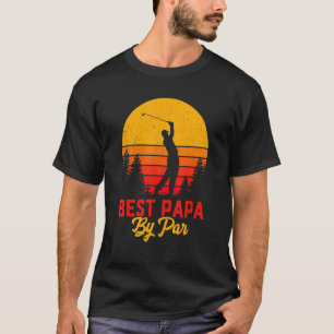 Bästa Pappa efter Fars dag Golf Pappa Grandpa 5 T Shirt