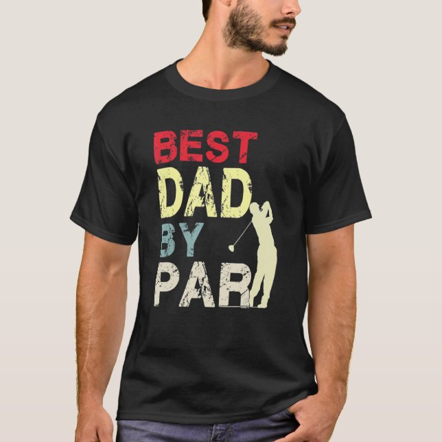 Bästa Pappa efter Fars dag Golf T Shirt (Framsida)