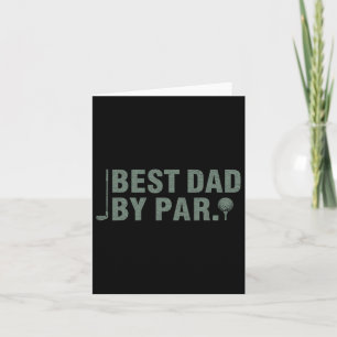 Bästa Pappa efter Fars dag Golfing Birthday Gift Kort