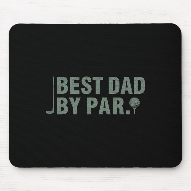 Bästa Pappa efter Fars dag Golfing Birthday Gift Musmatta (Framsidan)