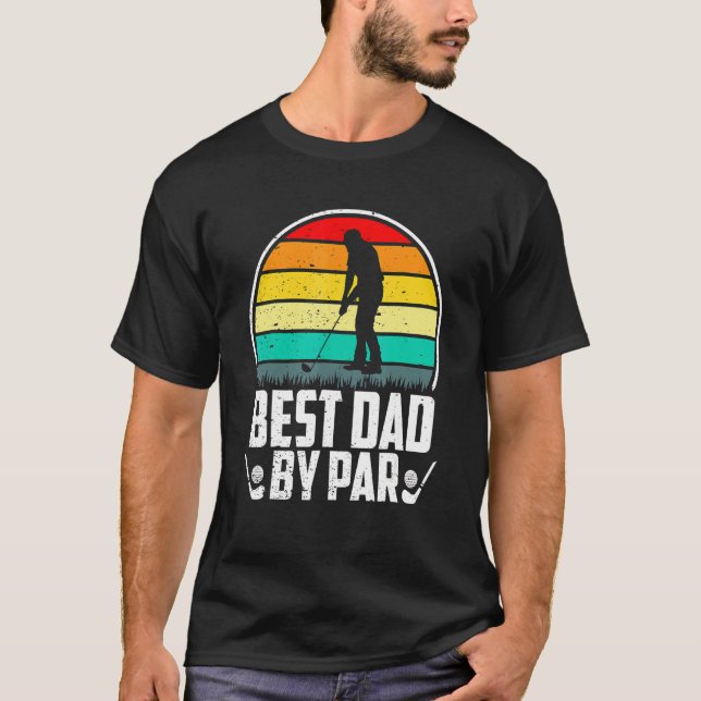 Bästa Pappa efter Fars dag Pappa pappa Popa Golf 1 T Shirt (Framsida)