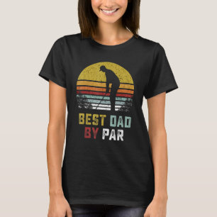 Bästa Pappa efter Golf-Vintage T Shirt