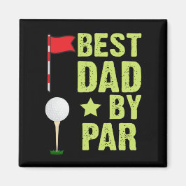 Bästa Pappa efter Par-gåva till Golf Pappa på Blac Magnet