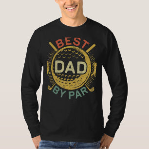 Bästa Pappa efter Par Golf Älskare Fars dag Shirt T