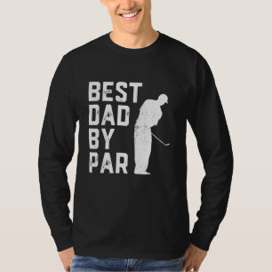 Bästa Pappa efter Par Golf Älskare Gift För manar T Shirt