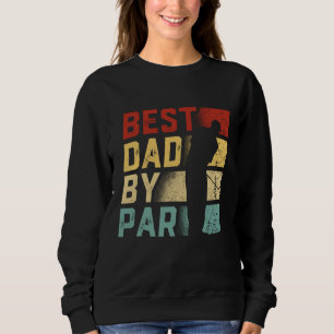 Bästa Pappa efter Par Golf Älskare Gift Funny Fars T Shirt