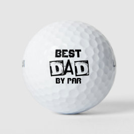 Bästa Pappa efter Par Golf Bollar