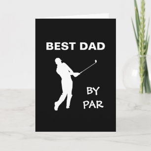 Bästa Pappa efter Par Golf Pappa Golfer Pun Fars d Kort