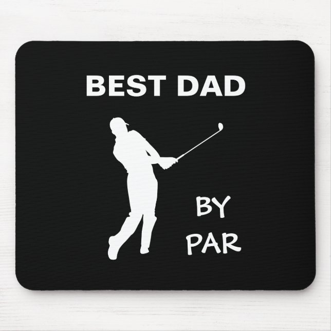 Bästa Pappa efter Par Golf Pappa Golfer Pun Fars d Musmatta (Framsidan)