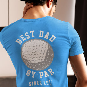 Bästa Pappa efter Par Golfing Pappa födelsedag Anp T Shirt
