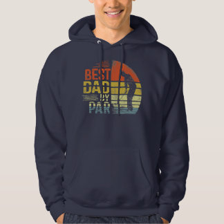 Bästa Pappa efter Par Pappa Fars dag Gift Vintage Hoodie
