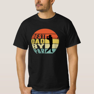 Bästa Pappa efter Par Shirt Funny Golfing Fars dag T