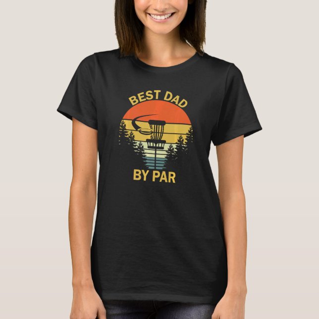 Bästa Pappa efter parardisk golf Pappa T Shirt (Framsida)
