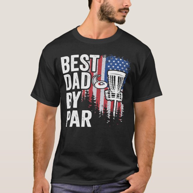 Bästa Pappa efter parardisk golf T Shirt (Framsida)