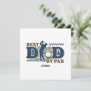 Bästa Pappa efter parentes - Golf Pappa Silhouette