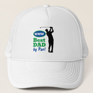 Bästa Pappa efter parentes! Monogram Golf Hat Keps