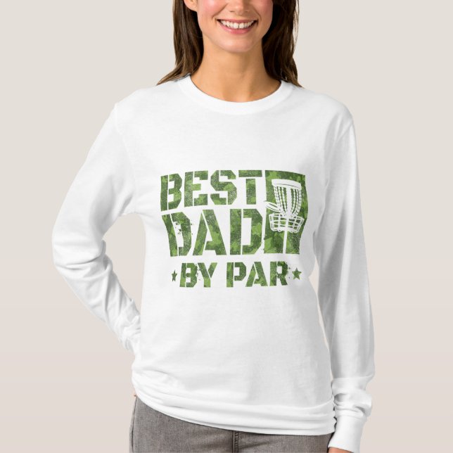 Bästa Pappa efter parfymisk golf Fars dag T Shirt (Framsida)