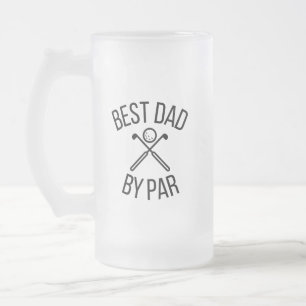 Bästa pappa efter parif frostat ölglas