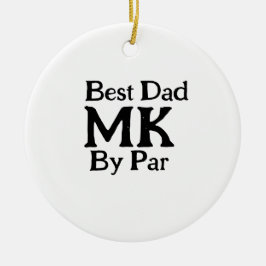 Bästa pappa efter pariogram fars dag enkel rosti julgransprydnad keramik