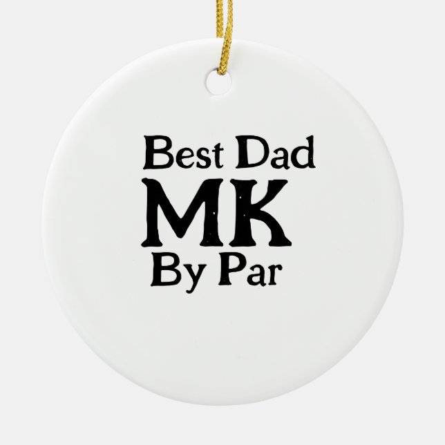 Bästa pappa efter pariogram fars dag enkel rosti julgransprydnad keramik (Framsidan)