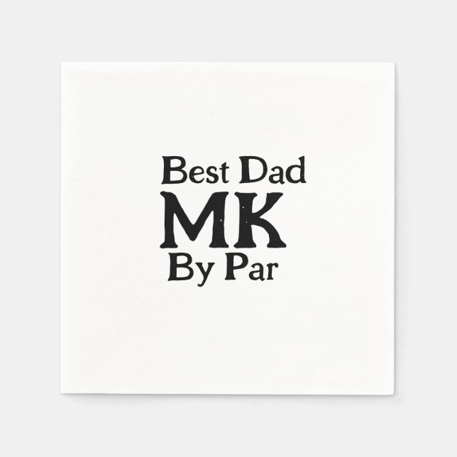 Bästa pappa efter pariogram fars dag enkel rosti pappersservett (Framsidan)