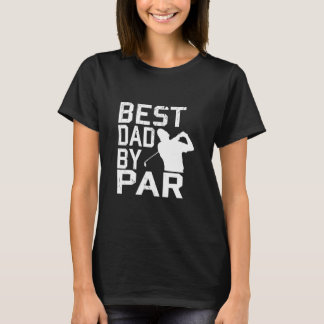 Bästa Pappa efter Vintage Par Pro Golfer Fars dag T Shirt