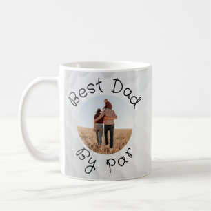 Bästa pappa enligt par Golf-pappa skämt Fars dag k Kaffemugg