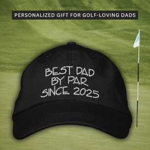 Bästa pappa enligt par sedan år golfbroderad mössa broderad keps