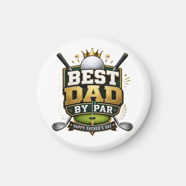 “Bästa pappa enligt par” tema Magnet (Framsidan)
