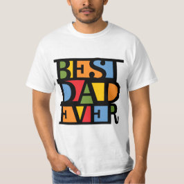 BÄSTA PAPPA EVER-skjortor - välj stil & färg T-shirt