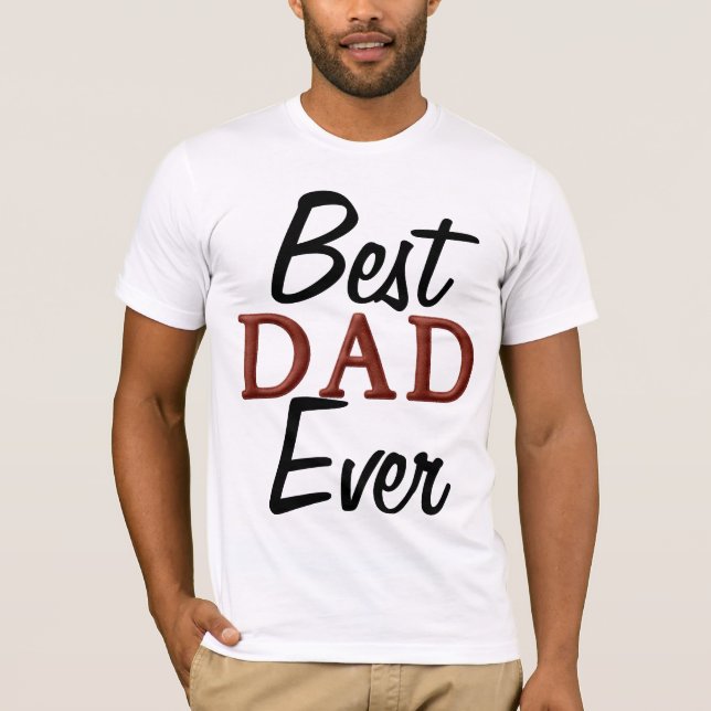 BÄSTA PAPPA EVER T-SHIRT (Framsida)