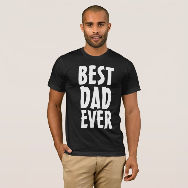 BÄSTA PAPPA EVER T-SHIRT T-SHIRTS (Hel framsida)
