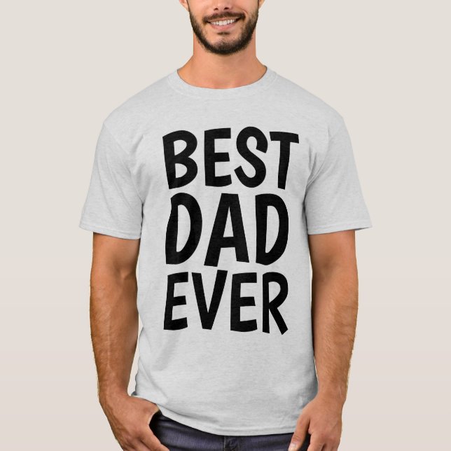 BÄSTA PAPPA EVER T-Shirts (Framsida)