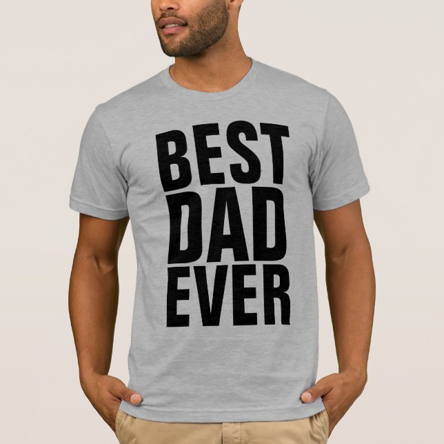 BÄSTA PAPPA EVER T-Shirts (Framsida)