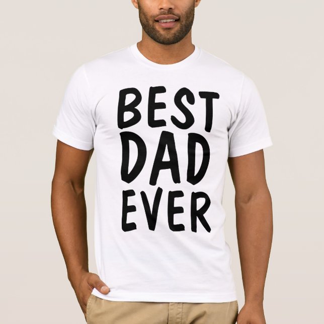 BÄSTA PAPPA EVER T-Shirts (Framsida)