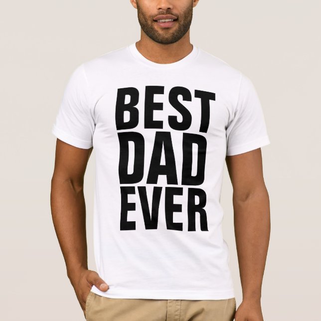 BÄSTA PAPPA EVER T-Shirts (Framsida)