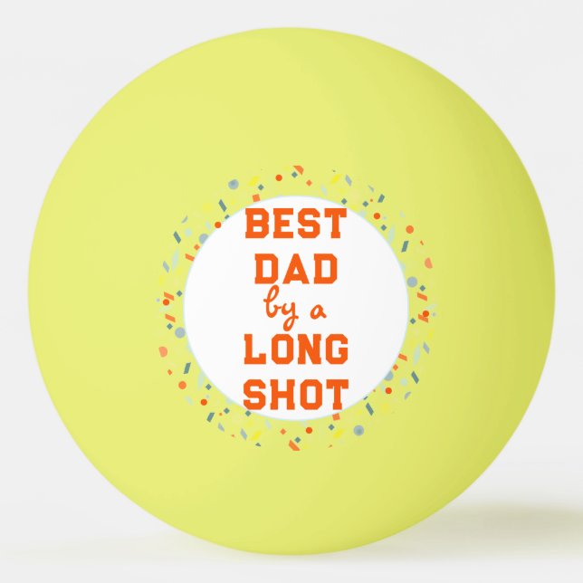 Bästa pappa faderns dag-present pingisboll (Framsidan)