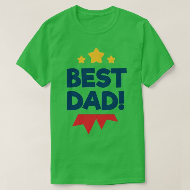 Bästa Pappa Fars dag T Shirt (Design framsida)
