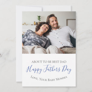 Bästa Pappa för att vara Fars dag Anpassningsbar-f Julkort