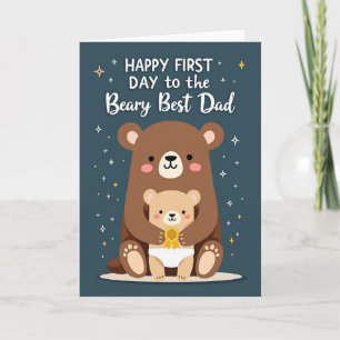 Bästa Pappa Första Dagen Kort