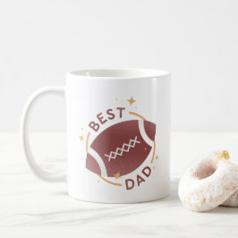 Bästa pappa-fotboll kaffemugg