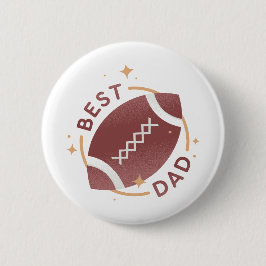 Bästa pappa-fotboll knapp