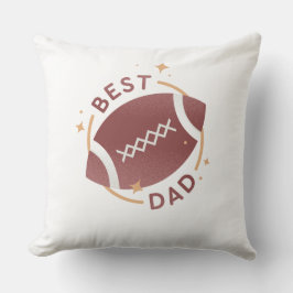 Bästa pappa-fotboll kudde