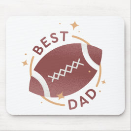 Bästa pappa-fotboll musmatta
