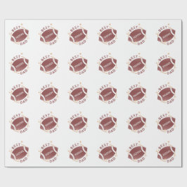 Bästa pappa-fotboll presentpapper