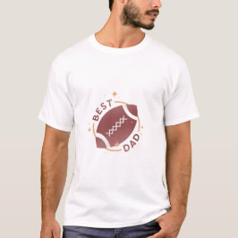 Bästa Pappa Fotboll T-Shirt
