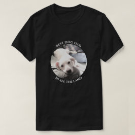 Bästa Pappa-foto av sötvit marionettdockan Hund Bl T Shirt